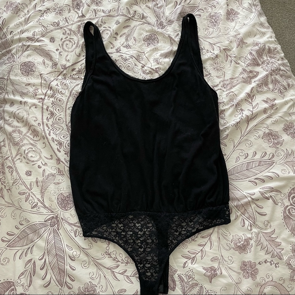Free People black bodysuit